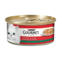 Purina Gourmet Red Fettine Anatra, Coniglio e Zucchine 195 g