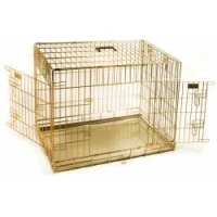 Record Gabbia in ferro pieghevole XL 109x69x75 cm