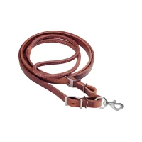Redini barrel in cuoio tonde con moschettoni Pool's - Unica Oliato
