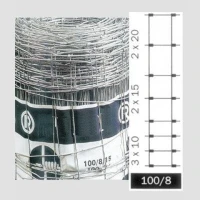 Rete da pecore zincata Galvafield 120 cm x 100 m