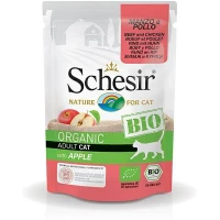 Schesir Cat Bio Manzo/Pollo/Mela 16 x 85 g