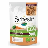 Schesir Cat Bio Sterilized Manzo/Pollo 16 x 85 g