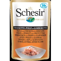 Schesir Cat Buste Tonno/Pollo/Gamberetti 30 x 50 g