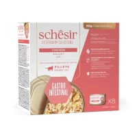Schesir Vet Line Gastrointestinal Filetti di Pollo 8 x 80 g