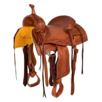 Sella Western Working Cow Border Stamp McBryan - 16" Castagna