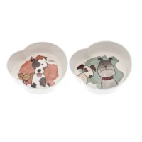 Set 2 Ciotole per cani Aquerelle - 450 ML - Ferribiella