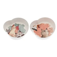 Set 2 Ciotole per gatto Aquerelle 450 ml - Ferribiella