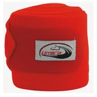 Set 4 fasce da riposo con chiusura in velcro - rosso - Umbria Equitazione