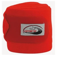Set 4 fasce da riposo con chiusura in velcro - rosso - Umbria Equitazione