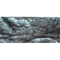 Sfondo acquario rocce in carta plastificata 150x48 cm