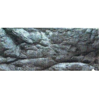 Sfondo acquario rocce in carta plastificata 150x48 cm