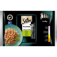 Sheba Delicatezze in Gelatina Selezione Assortita 4 x 85 g