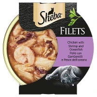 Sheba Filetti Pollo/Gamberetti/Pesce Oceano 60 g per gatti