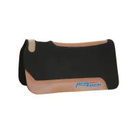 Sottosella Western Pro-Tech in Neoprene e Feltro con Pelle Marrone