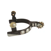 Speroni Western per bambini Lakota - neri con borchie