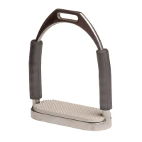 Staffe snodate in acciaio inox - Umbria Equitazione - 12 cm
