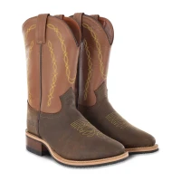 Stivale Western Pool's 935 in pelle nabuk bicolore