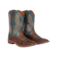 Stivaletto Western Pool's 711-30M in Vitello Pieno Fiore