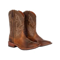 Stivaletto Western Unisex Pool's Vitello Pieno Fiore