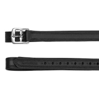 Supreme Buff Softy - Staffili in pelle con nylon e fibbia curva inox