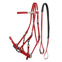 Testiera-Cavezza Lakota in Biothane con Redini Gommate