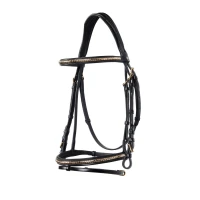 Testiera inglese Clincher in cuoio - Equestro