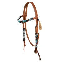 Testiera Western con Perle Navajo - Pool's