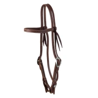 Testiera Western Platinum Pro con Frontalino e Sistema a Cambio Rapido - Unica Testa di Moro