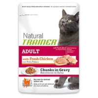 Trainer Natural Adult con Pollo Fresco Umido Gatto 12x85g