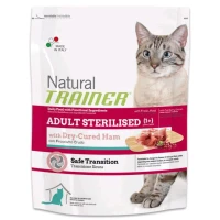 Trainer NATURAL ADULT STERILISED PROSCIUTTO CRUDO - Secco gatto Kg. 1,5
