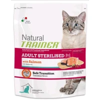 Trainer NATURAL ADULT STERILISED SALMONE - Secco per Gatto sterilizzato Kg. 3