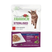 Trainer Natural Buste Sterilized Manzo 12 x 85 g