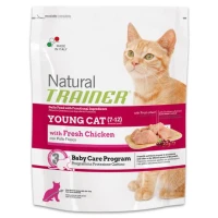 Trainer NATURAL YOUNG CAT CON POLLO FRESCO - Secco gattini Kg. 1,5