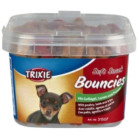 Trixie Bouncies Snack per Cani Piccoli - Pollo, Agnello e Trippa 140 g