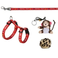 Trixie Parure `` Kitty Set `` Per Gatti E Gattini - Colori Assortiti