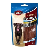 Trixie `` Premio Duckinos `` Con Petto D'anatra Per Cani - Contenuto Da 80 Gr.
