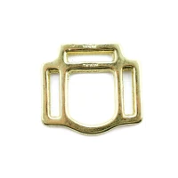 Umbria Equitazione Fibbia farfalla per cavezza - grande (ottone gold)