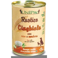Unipro Rustico Cinghiale, Riso e Verdure per Cani 400 g