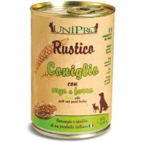UniPro Rustico Coniglio, Orzo e Farro - Umido per Cani 400 g