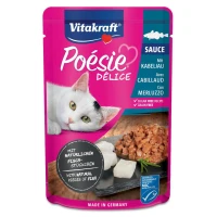 Vitakraft Poesie Delice Sauce Merluzzo - Umido per Gatti 23 x 85 g