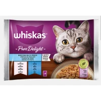 Whiskas Pure Delight Bocconcini di Pesce 4x85g