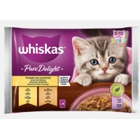 Whiskas Pure Delight Tenere Delicatezze Junior 4 x 85