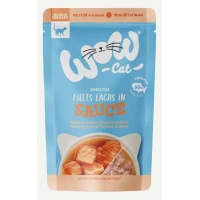 WOW Cat BST Gravy Salmone 8 x 85 g - Mangime Umido per Gatti