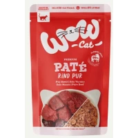 WOW CAT BST Patè Manzo 12 x Gr 125 - Delizia per Gatti