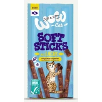 Wow Cat Soft Sticks Salmone 6 x Gr 5 - Snack per Gatti