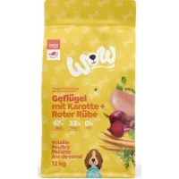 WOW Dog Junior Pollame 12 Kg - Mangime Secco per Cuccioli