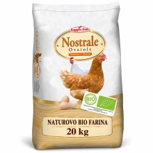 Naturovo Bio Farina Raggio di Sole 20 kg – mangime biologico in farina per pollastre e galline ovaiole