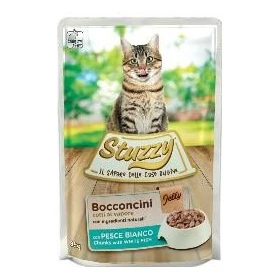 Agras StuzzyCat Bocconi in Jelly Pesce Bianco 24 x 85 g