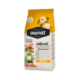 Ownat Dog Classic Agnello e Riso - Crocchette 4 kg