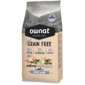 Ownat Dog Grain Free Solo Agnello 3 kg - Mangime secco per cani